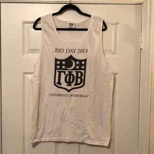 Comfort Colors Tank Top, Gamma Phi Beta, UGA